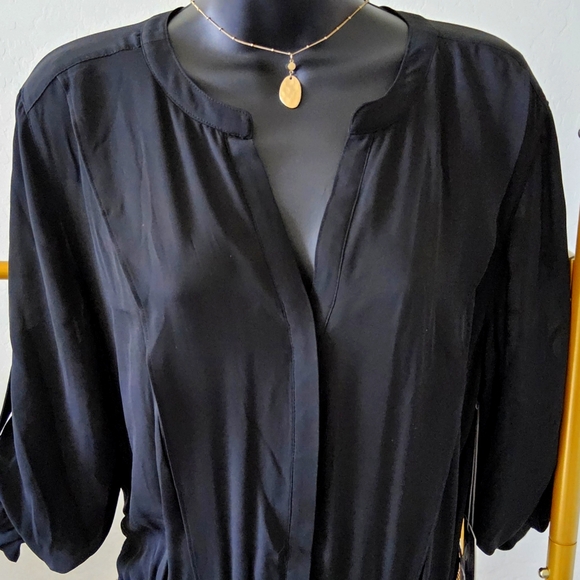 NWT JLO Polynesian Island Black Romper - Picture 1 of 4